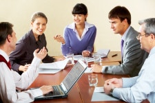 Meeting stock image. Image of business, collar, partners - 14268383