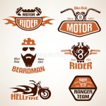 Car Races and Service Badges and Logo Stock Vector - Illustration of biker, concept: 50608581 Car Races And Service Badges And... 