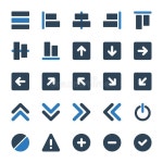 Sign & Symbol - 25 Icons Image. Stock Vector - Illustration of icons, forward: 190124711