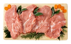 Fresh roast of veal stock image. Image of bloody, leaf - 23467439