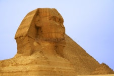 Egypt pyramid and sphinx stock photo. Image of outdoors - 4254580