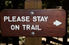 Mountain Trail Sign stock image. Image of trees, mountains - 10185665