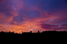 Sunset stock image. Image of scene, romantic, natural - 22826679