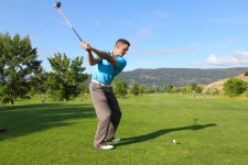 Senior golf player stock image. Image of grass, golf - 16801231