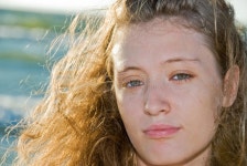 Teen S Hair Blowing in Wind Stock Photo - Image of pretty, summer: 20731372