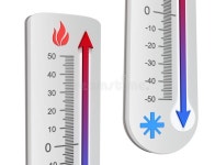 Temperature indicator stock vector. Illustration of celsius - 18539482