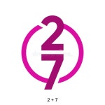 Number 27 for Icon or Logo Ready To Use Stock Vector - Illustration of badge, congratulation: 198230818