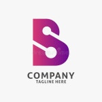 Letter B tech logo design stock vector. Illustration of clean - 237772893