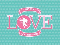 Valentine Emblem stock vector. Illustration of graphic - 37593563