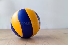 Volley-ball ball, isolated stock image. Image of object - 30648153