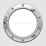 Blank Metallic Ship Porthole. Stock Vector - Illustration of detail, sailboat: 189168611