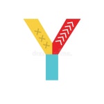 Letter Y Memphis Style Logo, Icon, or Symbol Template Design Stock Vector - Illustration of music, channel: 206891734