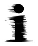 Dynamic Letter I: Abstract Motion Trail Design Stock Vector - Illustration of brand, sketch: 380058589