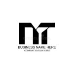 Nt Logo, Modern Minimalist Design, Creative Brand Identity, Professional Company Logo, Unique Business Logo Stock Vector... 