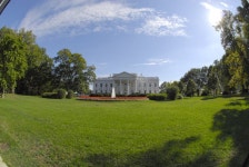 The White House on a Summer Day. Stock Photo - Image of beautiful, beauty: 173712890