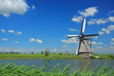 Keukenhof windmill stock photo. Image of netherlands - 33016348