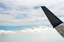 Wing of the Air Plane on the Sea of Clouds Sunset Sky... Sunset Sky Background Stock Photo - Image of holiday, clouds: 81635964