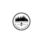 Vintage River Lake Pine Forest Mountain Logo Vector Stock Vector - Illustration of business, edit: 164930834