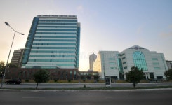 World Trade Center of Accra, Ghana Editorial Photo - Image of world, sunset: 48688481