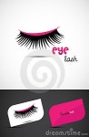 Creative Eye Lash Icon Stock Image - Image: 20594651 Creative Eye lash Icon