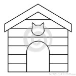 Pet House Icon, Outline Style Stock Vector - Image: 85401880 Pet house icon, outline style