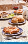 Bun on the plate stock image. Image of wine, sesame, cookie - 19010831