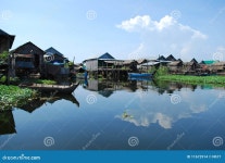 Floating village stock photo. Image of fishing, tonle - 11672914