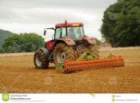 French Tractor Ploughing stock photo. Image of husbandry - 210032