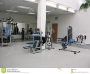 Gym stock image. Image of gymnastics, lifting, physical - 401001