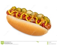 Hotdog stock image. Image of meat, sausage, traditional - 42961687
