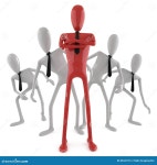Leadership concept_2 stock illustration. Illustration of dummy - 8344170