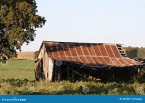 Old Barn stock image. Image of farm, shade, ancient, leaning - 324003