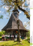 Old Church And People In A Holy Day Editorial Image - Image of wooden, afternoon: 95917625