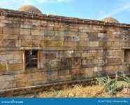 Old fort ruins stock image. Image of temple, wood, house - 245775925