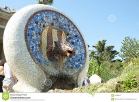 Park Guell stock image. Image of world, gracia, catalonia - 37608371