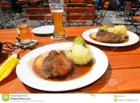 Pig Roast Beer  Bavaria Food Stock Images - Image: 20020754 Pig roast beer  Bavaria food
