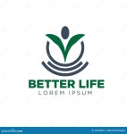Better Life Logo Designs Health with Simple and Modern Stock Vector - Illustration of modern, line: 187546061