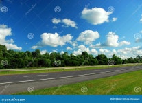 Road And Blue Sky Royalty Free Stock Image - Image: 993866 Road and blue sky