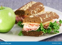 Sandwich healthy meal stock image. Image of grain, cooked - 4845619