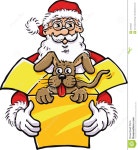 Santa Claus with Dog in Present Box Stock Image - Image of present, funny: 33792531 Santa Claus With Dog In Present Box Stock... 