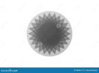 Gray Rounded Shape Concept Isolated on White Background Stock Photo - Illustration of abstract, united: 186867172
