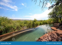 Swimming Pool in Luxury Safari Lodge Stock Image - Image of light, idyllic: 22622115