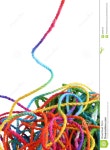 Tangled Yarn Stock Photo - Image: 62826105 Tangled yarn