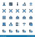 Business & Financial - 25 Icons Image. Stock Illustration - Illustration of delete, china: 191296975