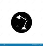 Table Office Lamp. Desktop Electric Stock Illustration - Illustration of energy, light: 195852053
