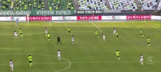 전반에 영욱이 들어오고 나온 이 장면 렬루 좋았음 - 국내축구 카테고리