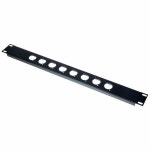 Flyht Pro Rack Panel 1U 8x XLR D-Format – Thomann Elláda Flyht Pro Rack Panel 1U 8x XLR D-Format