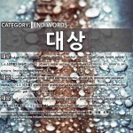 끝나는 말: 대상