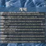 개떡: (1)GAETTEOK (2)GAETTEOK