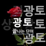 광토로 끝나는 단어는? 3개
